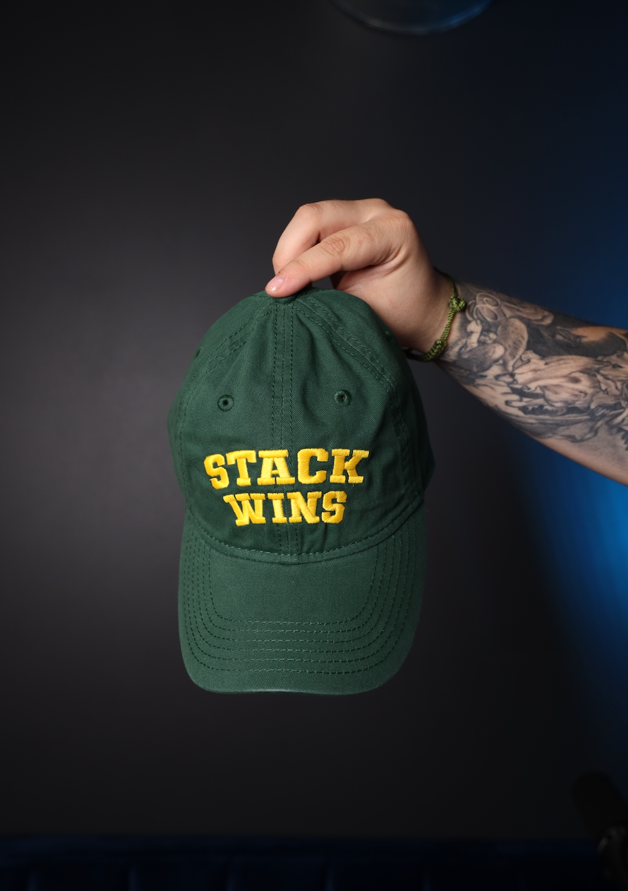 Stack Wins - Green "Dad Hat"