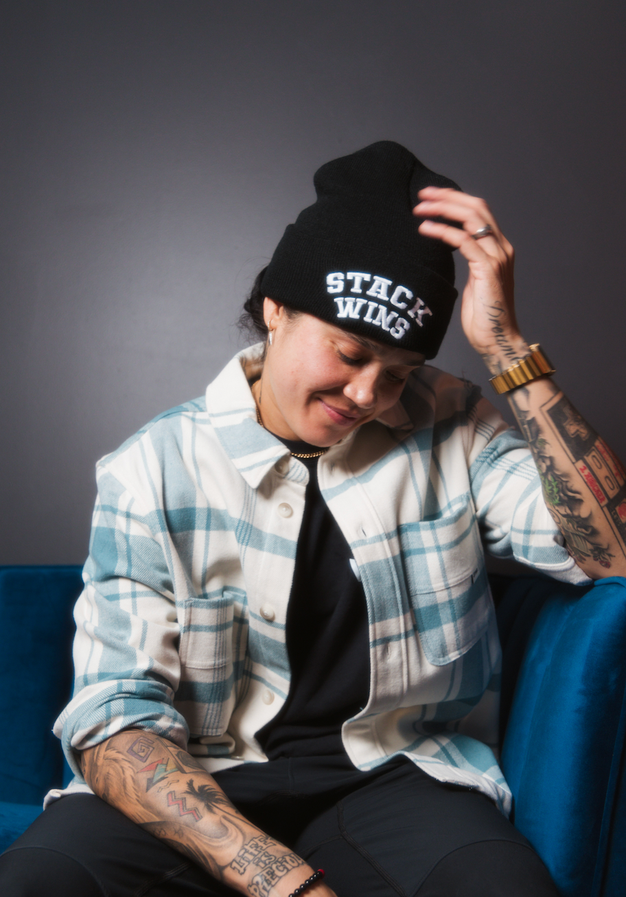 Stack Wins - Black Beanie
